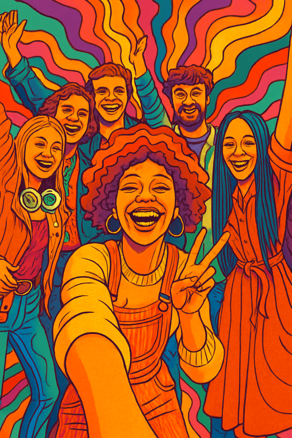 1960s (Psychedelic) style transformation