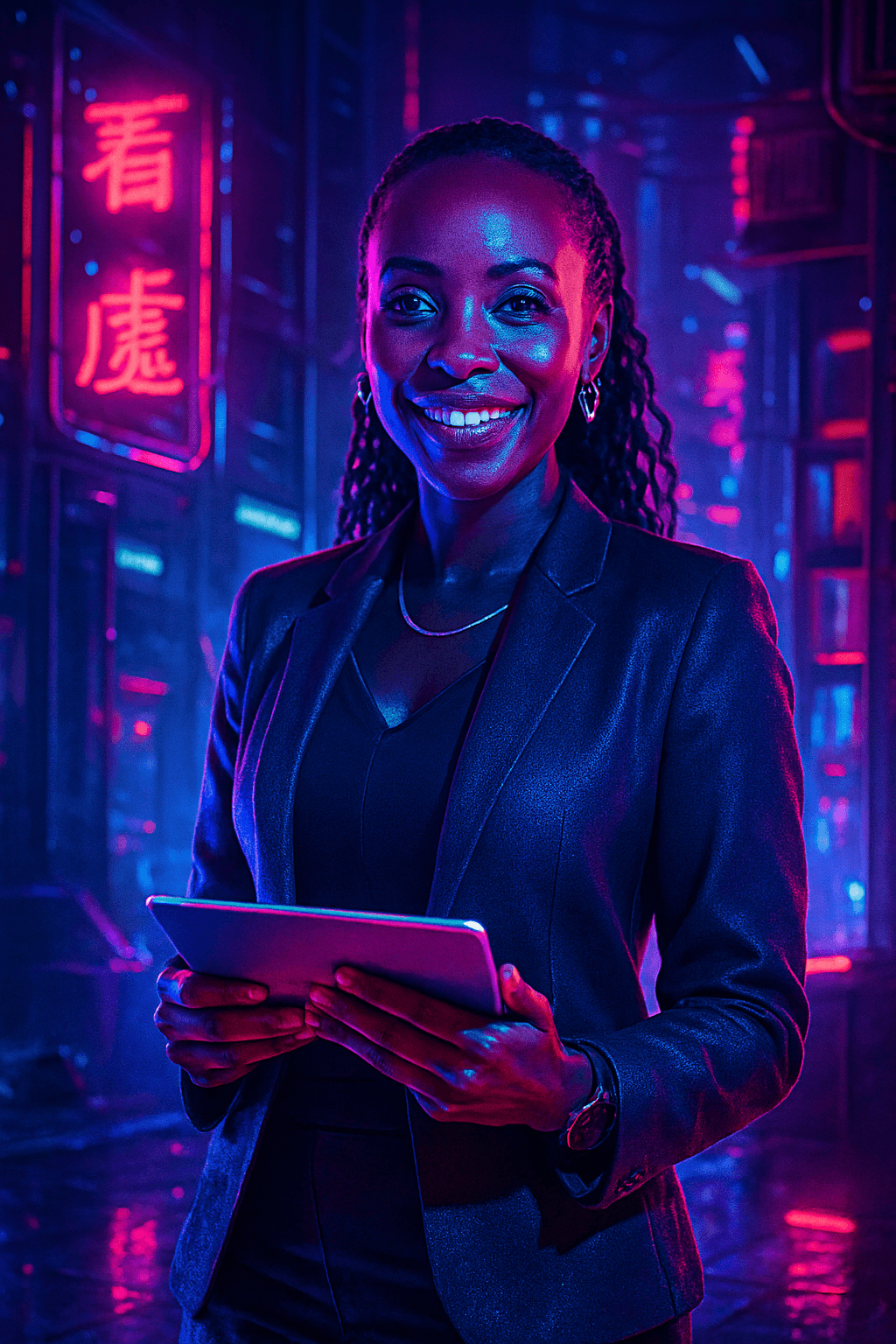 Cyberpunk style transformation