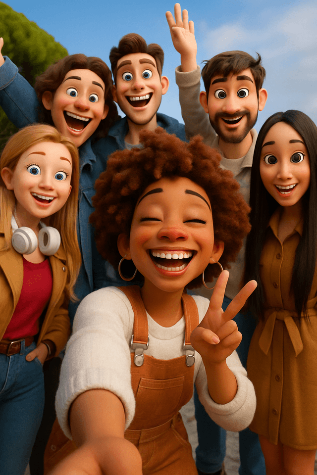 Pixar-style 3D