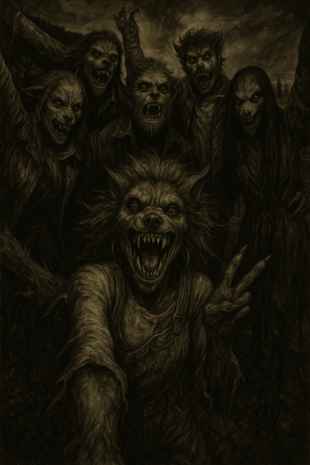 Werewolf Horror style transformation